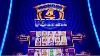 Live Play on Wonder 4 Tower Slot, Buffalo Bonus, Wicked Winnings II, Slot machine bonus.