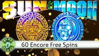 Sun & Moon slot machine, Encore Bonus with 60 Free Spins