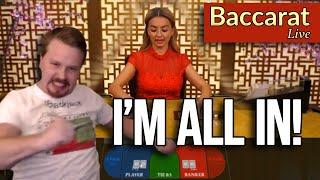 ALL IN OR NOTHING - Baccarat Live