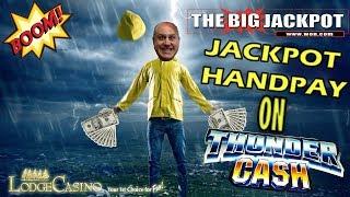 •️ JACKPOT HANDPAY •️ $100/SPIN on • THUNDER CASH • w/ The Big Jackpot