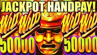 ⋆ Slots ⋆HUGE JACKPOT HANDPAY!!⋆ Slots ⋆ I BROKE THE MACHINE! WILD WILD SAMURAI Slot Machine (Aristocrat)