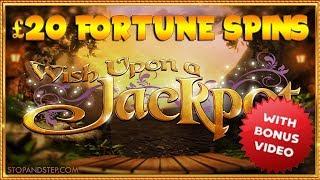 Wish Upon a Jackpot ** £20 Fortune Spins **