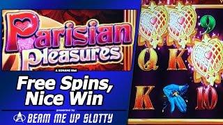 Parisian Pleasures Slot - First Attempt, Nice Win in Free Spins Bonus with Merged Reels