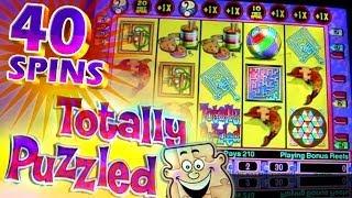 Totally Puzzled 40 Spins Bonus BIG WIN !!! - 5c IGT  Video Slots