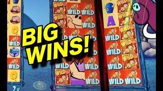 Biggest Yabba Dabba Doo Wins on The Flintstones Slot Machine!