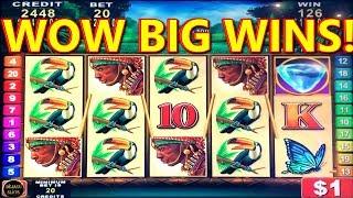 OMG JUST WATCH THIS! AMAZING WINS ON AFRICAN DIAMOND HIGH LIMIT SLOT MACHINE