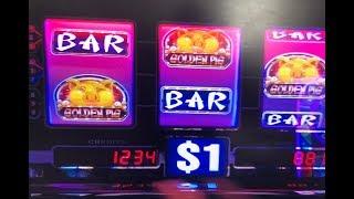 Awesome Slots Profit•GOLDEN PIG $1 Slot, Smokin SEVENS, CRYSTAL STAR, Lock it Link Cats Hats & Bats