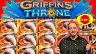 •GRIFFINS THRONE• Slot Live Play• (Lots of Features)