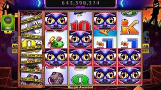 MISS KITTY BOO! Video Slot Casino Game with a RESPIN BONUS