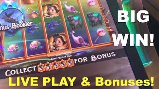 BIG WIN!!! LIVE PLAY and Bonuses on Wizard of Oz Not in Kansas Anymore Slot Machine