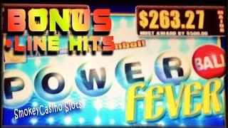 Power Ball Fever Slot Bonus + Line Hits ~ WMS