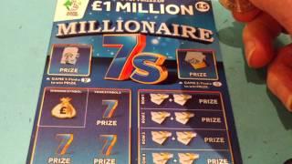 Scratchcards..MILLIONAIRE 7's.LUCKY LINES..CASH WORD..Subscribers - Game-4
