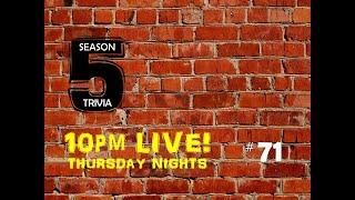 Season 5 - Thursday Night Trivia LIVE!
