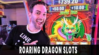 • Roaring Dragon Slots •‍•‍ ACCIDENTAL BONUS! • First Spin WIN!