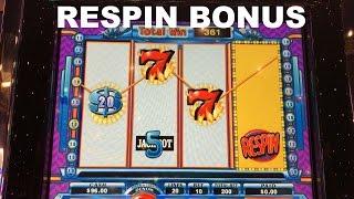 Bonus Frenzy Live Play 2 cent denom with Respin Bonus Slot Machine