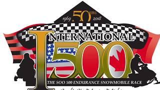 I-500 Snowmobile Race 2018 - 20 Lap Time Lapse
