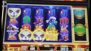 Timber Wolf Deluxe Slot Machine Bonus $ Minor & Mini Progressive Jackpots  !! LIVE SLOT PLAY
