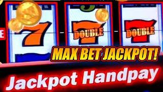 DOUBLE GOLD HIGH LIMIT ⋆ Slots ⋆ MAX BET JACKPOT HANDPAY ON SLOT MACHINE