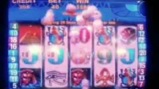Line Hit on King of the Nile Slots - 5c. Aristocreat Video Slots,
