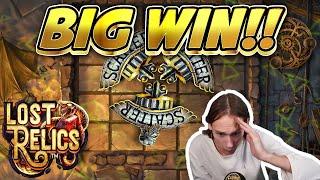 BIG WIN! Lost Relics BIG WIN - Casino Games from CasinoDaddy live stream