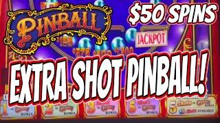 Brand New PINBALL EXTRA SHOT Double Gold! ⋆ Slots ⋆ High Limit $50 Spins