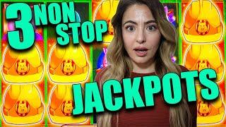 So MUCH ACTION!!! - 3 Jackpots on Huff N'Puff - Up to $125 a Spin!