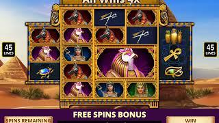 RICHES OF THE SPHINX Video Slot Casino Game with a PHARAOH'S FREE SPIN BONUS