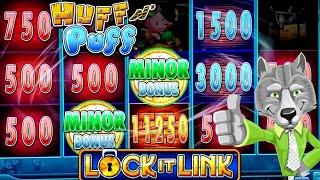 Huff N Puff Slot Machine Bonuses & Nice Wins | Lock It Link Slot Machine Max Bet Bonus| EXTRA VIDEO
