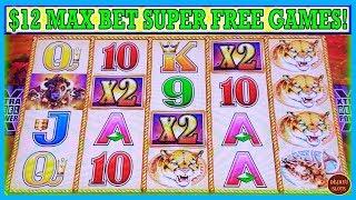 I TRIGGERED SUPER FREE GAMES ON $12 MAX BET