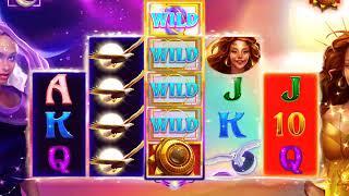 DUELING DIETIES Video Slot Casino Game with a SUN VS MOON FREE SPIN BONUS