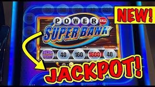 NEW SLOT: It's interesting and I got a surprising HANDPAY - Powerball Superbank