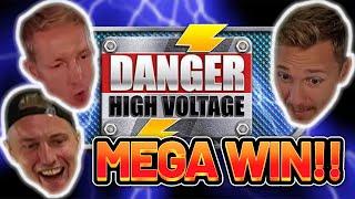MEGA WIN! DANGER HIGH VOLTAGE BIG WIN - CASINO Slot from CasinoDaddys LIVE STREAM