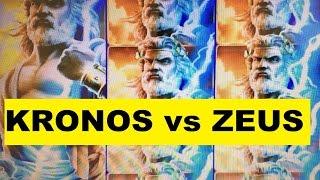 •KRONOS vs ZEUS (Lightning Respin Slot machine) (WMS)• Bonus game Win • $2.25 Bet