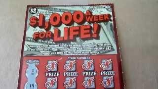 $2 Scratchcard - Money for life lottery ticket