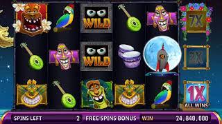 FREAKI TIKI 3 Video Slot Casino Game with a FREAKI TIKI 3 FREE SPIN BONUS