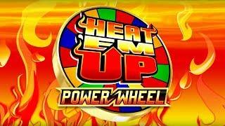 Heat 'Em Up Power Wheel Slot - NICE SESSION, ALL FEATURES!