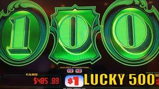 •RIDE A ROLLER COASTER !• $500 Slot Live Play• LUCKY 500•CASH MACHINE Slot (EVERI)  $10.00 MAX BET •