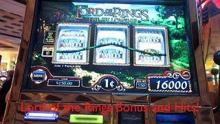 Lord Of The Rings Slot Machine Bonus And A Few Good Hits