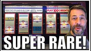 I HAVE NEVER SEEN THIS! 5 TRIGGER WIN ON RED HOT JACKPOTS! SLOT MACHINE BIG WIN!