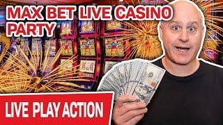⋆ Slots ⋆ My First Live Stream EVER from JOHNNY Z’S CASINO! ⋆ Slots ⋆ MAX BET SLOT MACHINE PARTY