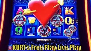 •HOW MUCH EARNED?•MORE MORE HEARTS & CAN CAN Slot machine (Aristocrat)•Free Play Slot Live Play•彡栗スロ