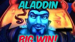 Aladdin Slot Machine Magic Carpet Bonus BIG WIN! Paris Las Vegas