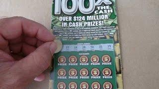 $20 Illinois Instant Scratch Off Ticket Video - 100X the Cash!