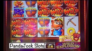 Wild Explosion and Super Wheel Blast at Binions! So much fun! ★ Slots ★