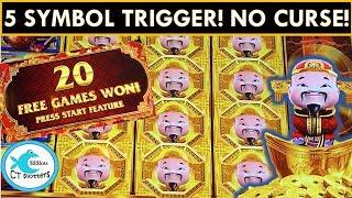 THIS SLOT WAS ON FIRE! • DANCING FOO SLOT MACHINE! 5 SYMBOL TRIGGER!