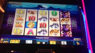 Aristocrat's Buffalo Deluxe Slot Machine - Bonus Round