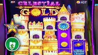 •️ New - Celestial Towers of Gold slot machine, 2 sessions, bonus