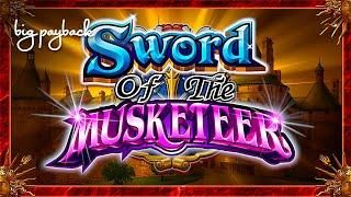 Sword of the Musketeer Slot - NICE SESSION, ALL FEATURES!