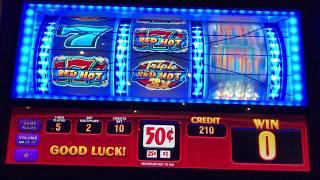•Watch These "HUGE" Wins on Triple Red Hot Slot Machine•