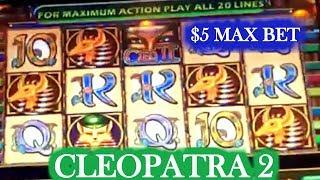 • CLEOPATRA 2 • $5 MAX BET • SLOT BONUS • LIVE PLAY •